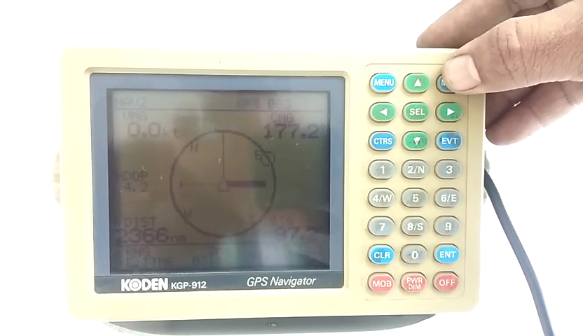 KODEN KGP-912 GPS NAVIGATOR DISPLAY WITH ANTENNA GA-07 COMPLETE | eBay