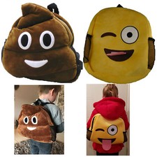 emoji backpack bag Kids  School Children Holiday Fun Novalty