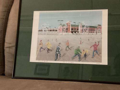 Gerahmter David R. Hipwell "Kid's at New Lambeau" nummerierter & signierter Druck (401/500) - Bild 3 von 10