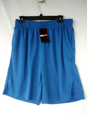 Men's L Blue Active Athletic  Sports Gym Wear Short Shorts New NWT