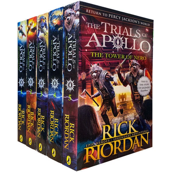 Trials of Apollo and Magnus Chase Series 9 Books Collection Set By Rick Riordan - Image 2 of 3
