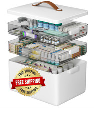 Organizador de Medicinas 3 Niveles con Asa de...