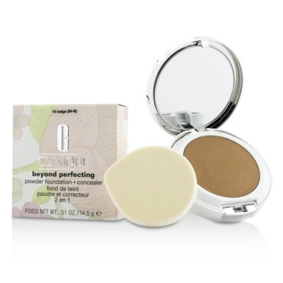 Clinique Beyond Perfecting Powder Foundation+Concealer-#15 Beige 14.5g #dkau