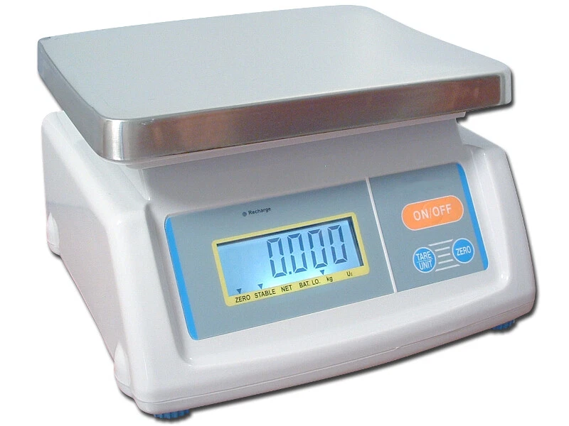 WKA Kontrollwaage Zutatenwaage Geeicht Waage Ladenwaage Marktwaage Teewaage Waagen