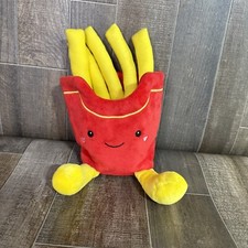 French Fries Stuffed Animal Doll Fast Food Love Valentines Day Red Yellow 12 In.
