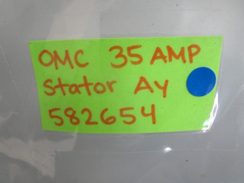 *NEW OEM* 0820 OMC Johnson Evinrude 35 AMP Stator Ay 582654 0582654 - Imagen 7 de 8