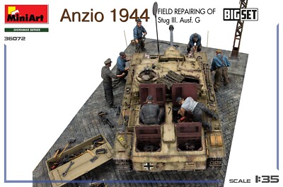 MiniArt 36072 Big Set Anzio 1944 Field Repairing of Stug III