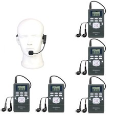 Retekess Church Translation System with 1 FM Transmitter  5 FM Radio Receivers