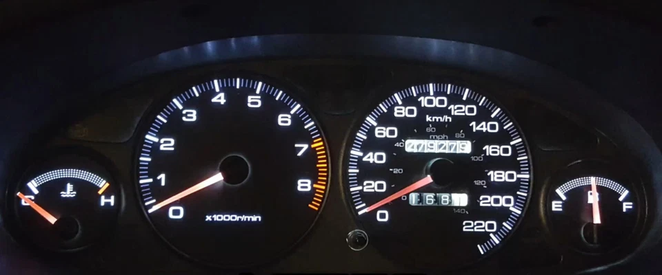 KIT LED Speedo para 94-01 Acura Integra DC2 DC4 DB8 Gauge Cluster Set Foto 2 de 4