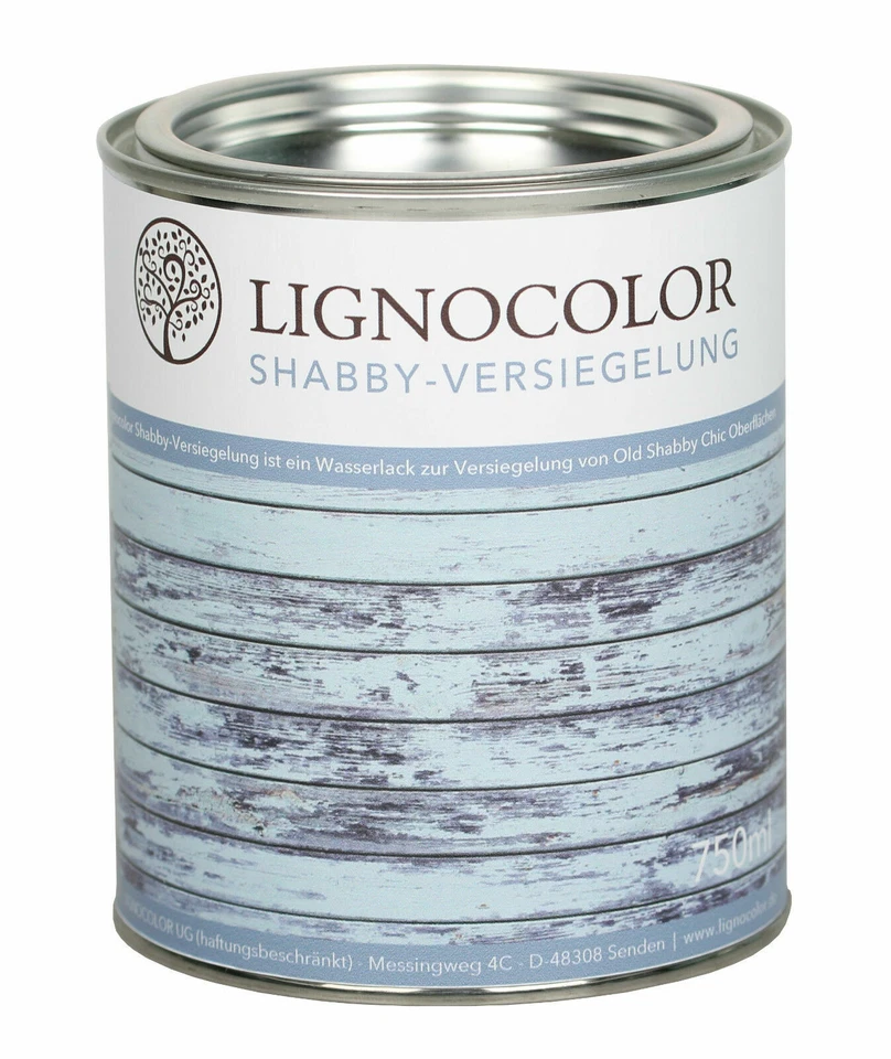 Lignocolor Shabby Versiegelung | Lack | Klarlack | Kreidefarbe | matt | 750ml