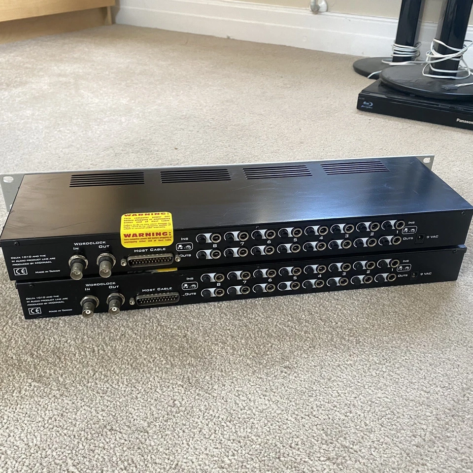 M Audio Delta 1010 Digital Breakout Box Recording System X2 - Image 2 of 3