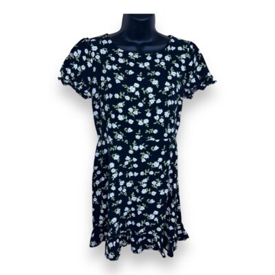 juniors floral dress short Juniors' Floral Pleated Tulle Fit & Flare Dress