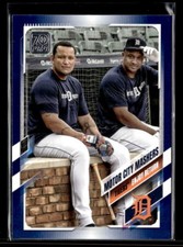 Motor City Mashers - 2021 Topps Royal Blue - Miguel Cabrera #152 Detroit Tigers