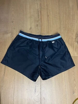 short dolce & gabanna maillot de bain bleu swimsuit short M - Photo 1/4