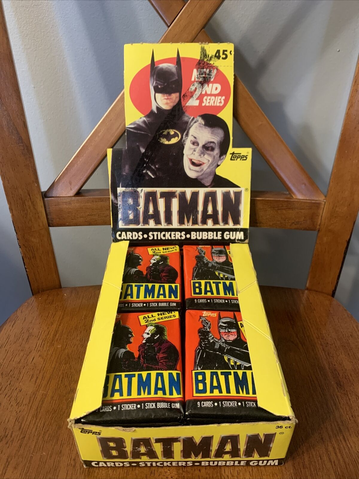1989 Topps Batman 2nd Series Sealed Wax Pack (1)