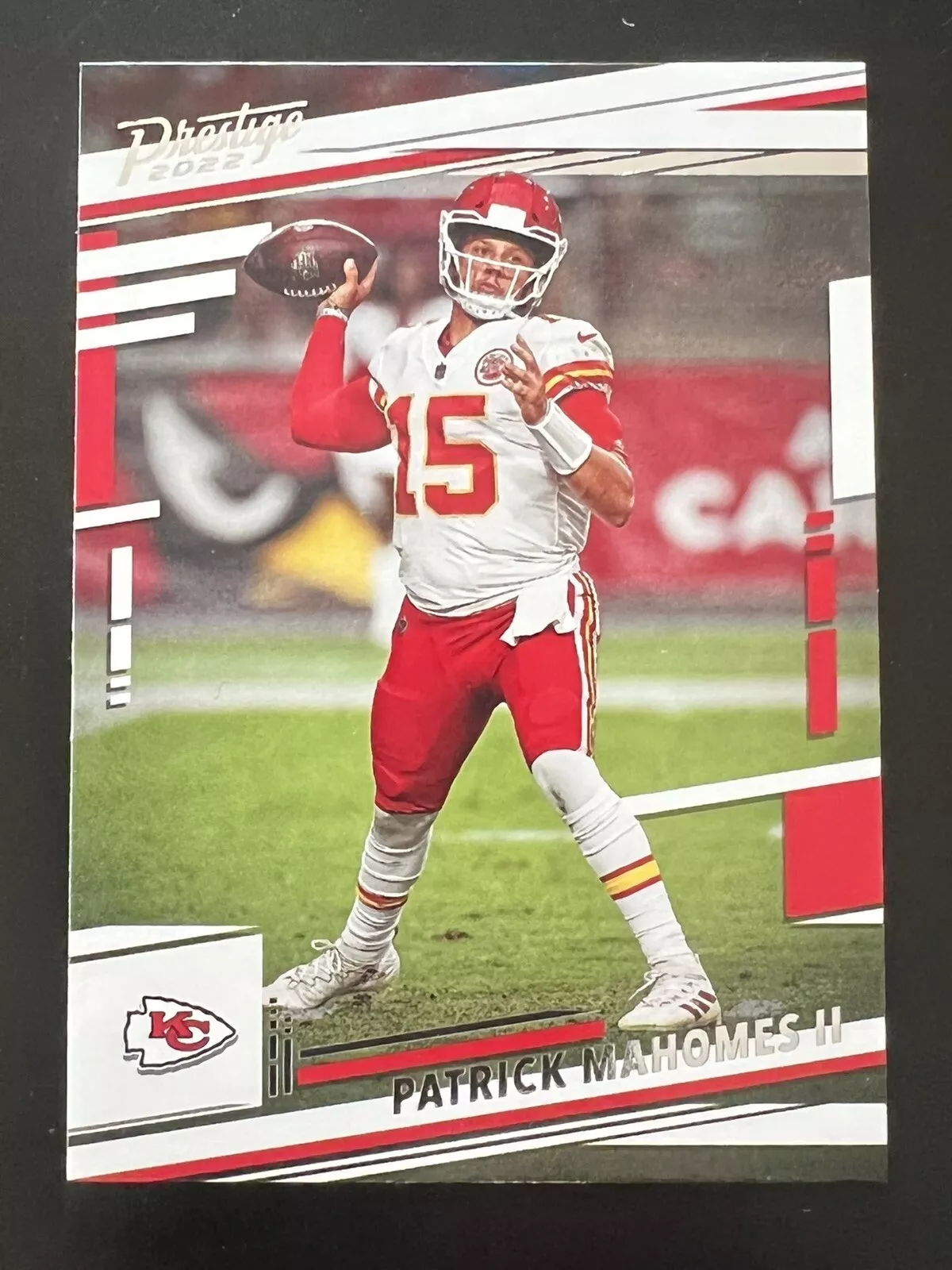 Patrick Mahomes trading card