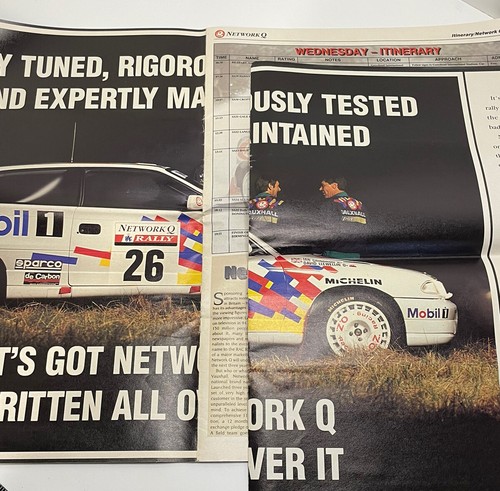 Motoring News Network Q Rally Spectators Guide 1993 - Picture 3 of 3