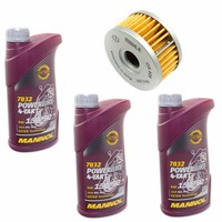 MotoröL ÖLfilter OX408 Set 15W50 3 Liter FüR Beta Alp 350 M4 Baujahr 2004-2016