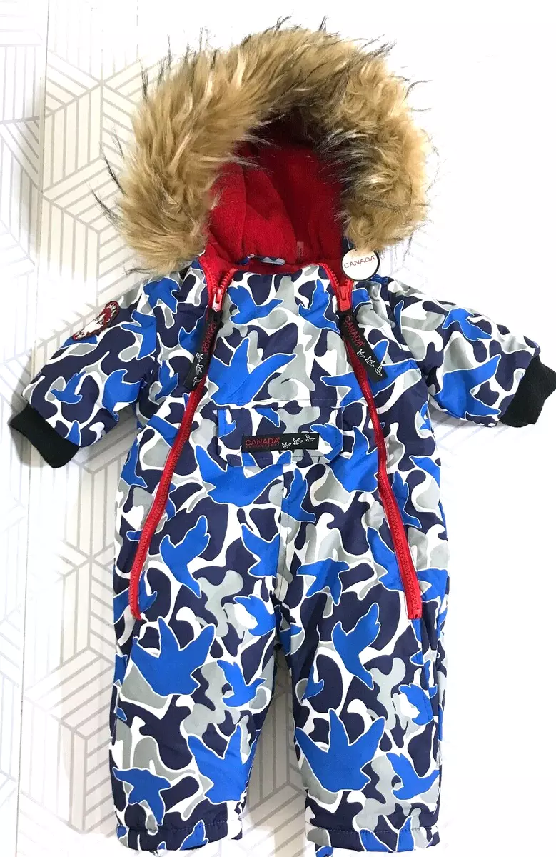 New Canada Weather Gear Baby Boy 6 9 Months Ski Snow Suit One