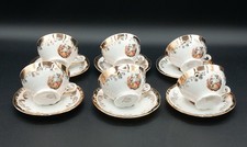 Antico Set Di Tazzine Da Caffè In Fine Porcellana Bavaria