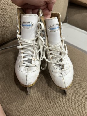 Riedell Ice Skates Model TS Size 3 Eclipse Crescent Blades
