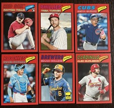 2026 Topps Heritage Red Border Lot (6) Turner Burleson 💥💥