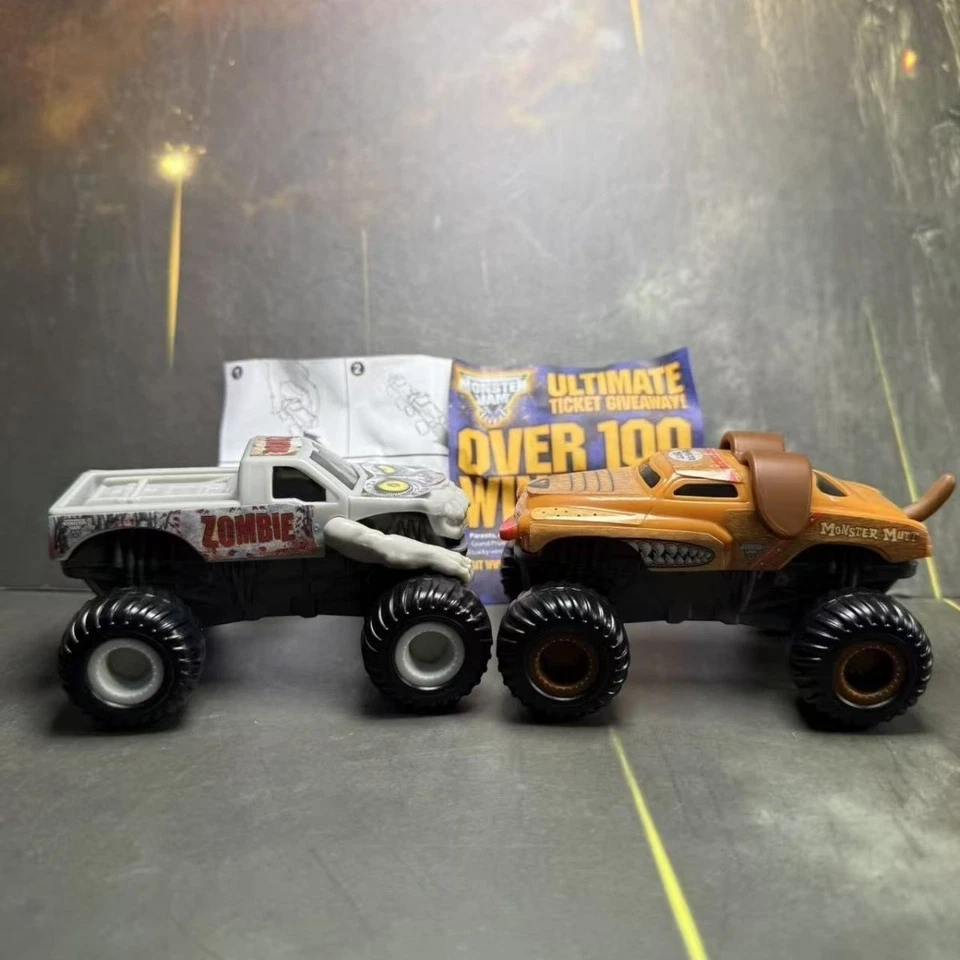 McDonald Crazy Zombie Monster Truck (Monster Matt) Plástico Pull Back Car Modelo Foto 3 de 4