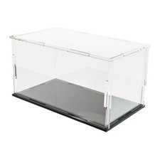 Model Car Display Case Acrylic Organizer Box Dustproof Collector Showcase Clear