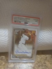 2024 BOWMAN CHROME PROSPECT AUTO #CPABB BRALYN BRAZOBAN PSA 9 Pittsburgh Pirates