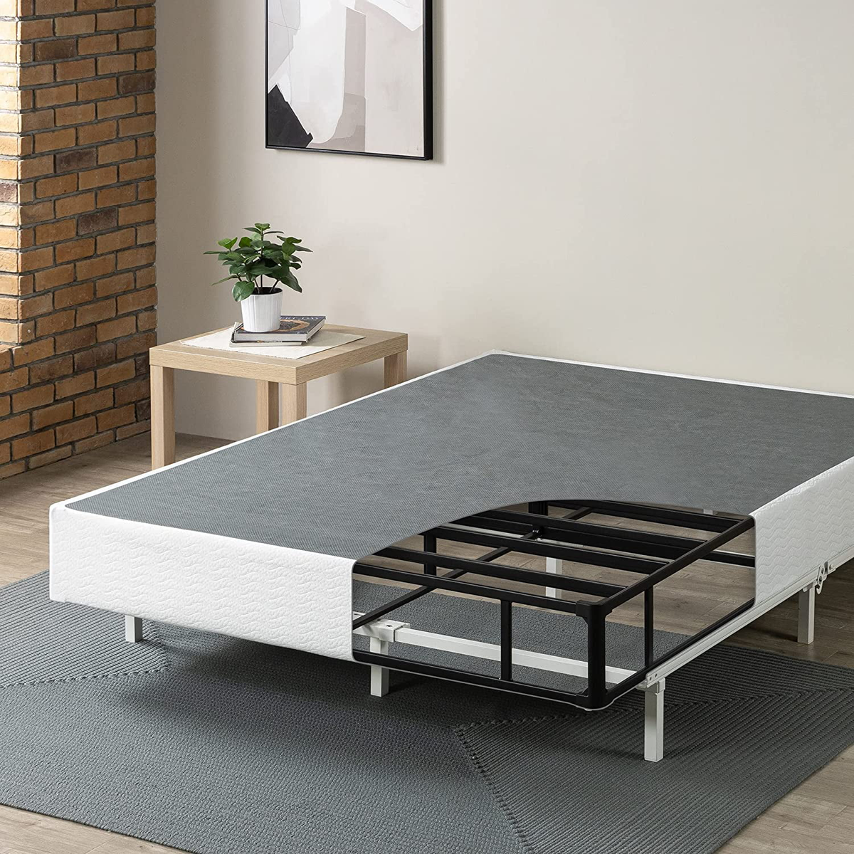 Zinus ZU-ABS-9QS 9'' Metal Smart BoxSpringwith Quick Assembly