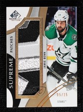 2019-20 Upper Deck SP Game Used Supreme Patch 5/15 Jamie Benn #PA-JB Patch 0c3