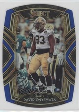 2020 Panini Select Club Level Blue Prizm Die-Cut David Onyemata #299 1n0