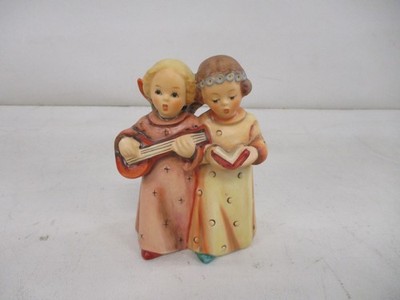 M.J. HUMMEL FIGURINE ANGELIC SONG - SINGENDES KIND MIT ENGELEIN 144 '87 TMK-6