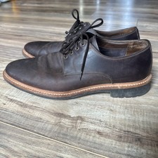Scarpe Warfield & Grand uomo 10 colline Oxford in pelle stringate marrone cioccolato