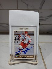 Classic 1992 Draft Picks Martin Straka Rookie Autographed Insert Ice Hockey Card. rookie card picture