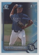 2022 Bowman Draft Chrome Sky Blue Refractor Trevor Martin #BDC-184 11eh