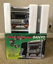 Sanyo AWM-2800 5-Disc CD Changer/Double Cassette Player/AM-FM