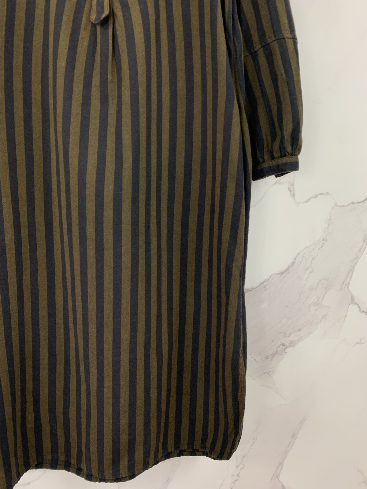 TOAST 'Emma' Wide Stripe Cotton Shirt Dress 8 UK