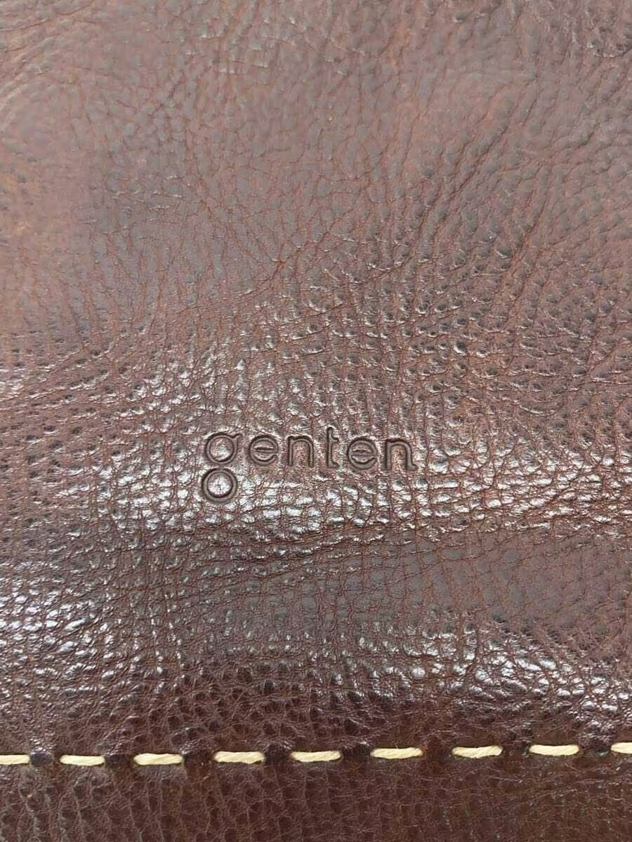 GENTEN Backpack Leather Brown - image 5