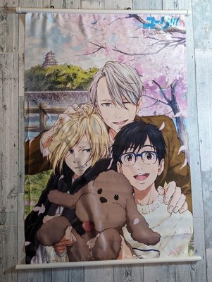 Yuri On Ice Project 35x23.5 Anime Fabric Poster Wall Scroll Art Victor Makkachin