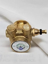 FLUID-O-TECH Brass Pump Head MA104 With Bypass and 3/8 Ports