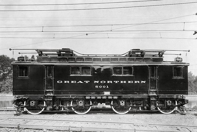 #ad Great Northern GE Boxcab No. 5001 June 1910 5 x 7 Photo $5.99