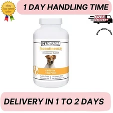 VetClassics Incontinence Chewable Tablets, 120 Count