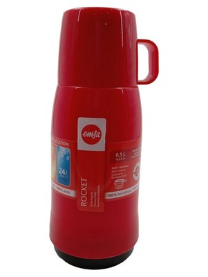 Emsa Rocket Isolierkanne 0, 5L Rot Isolierflasche