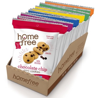 Homefree Mini Cookies Variety Pack, Gluten Free, 10 Piece Assortment,