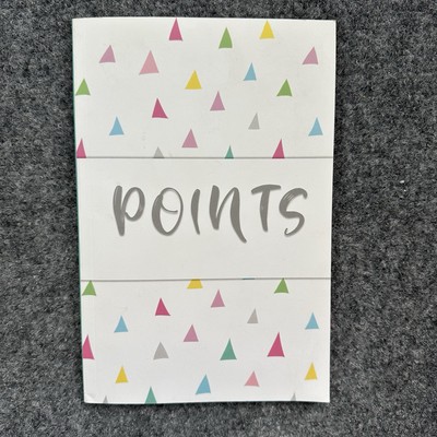 Points (90s) RETRO Theme (3) Month Food And Exercise Log/Book Affirmation Journy