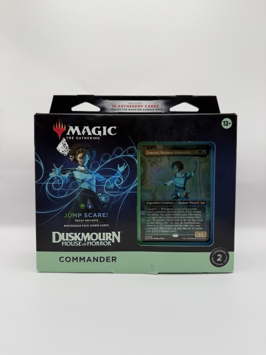 mtg jump scare commander deck Duskmourn: House of Horror DSK Commander Deck main image 0