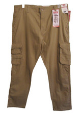 Brand New Wrangler Five Star Regular Fit Taper Leg Cargo Pants Beige 38 X 30