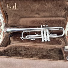 Bach Stradivarius Model 37 ML Bb Trumpet Fully Restored Silver Plated ML218022