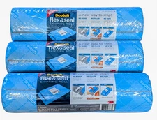 3 - Scotch Flex & Seal Shipping Roll - 15" x 10' (3.33 YDS) Each 